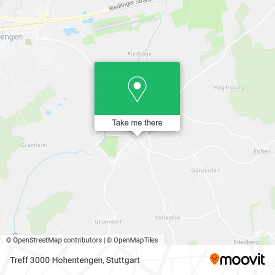 Карта Treff 3000 Hohentengen