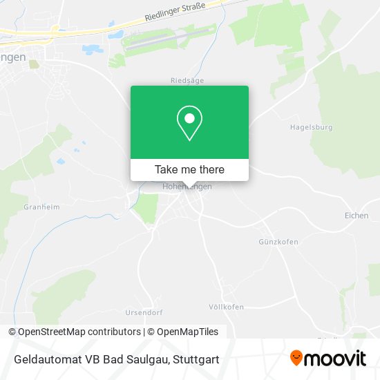 Geldautomat VB Bad Saulgau map