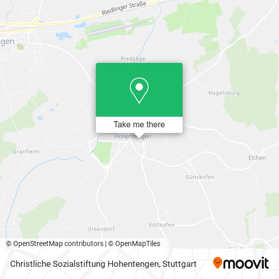 Christliche Sozialstiftung Hohentengen map