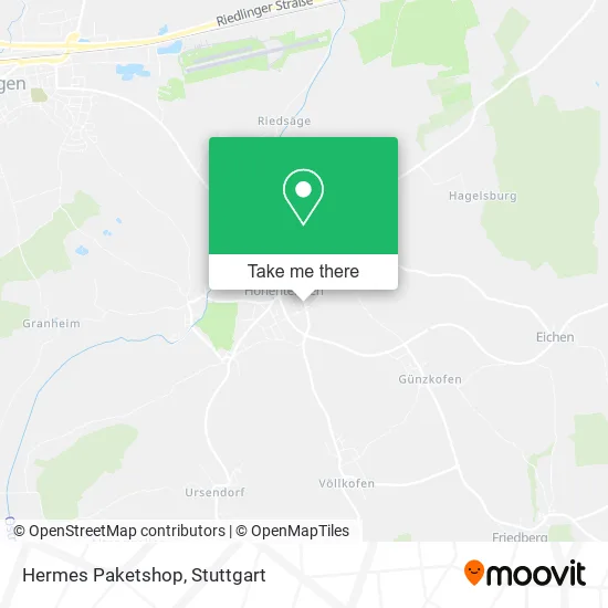 Карта Hermes Paketshop