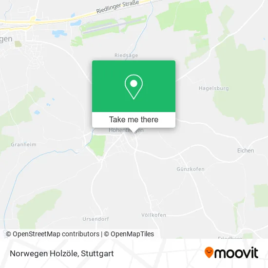 Карта Norwegen Holzöle
