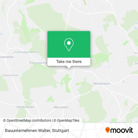 Bauunternehmen Walter map