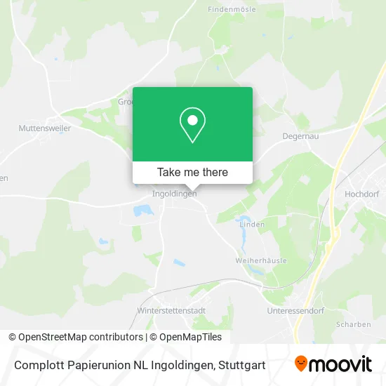 Карта Complott Papierunion NL Ingoldingen
