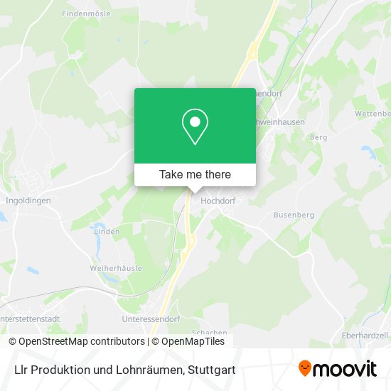 Llr Produktion und Lohnräumen map