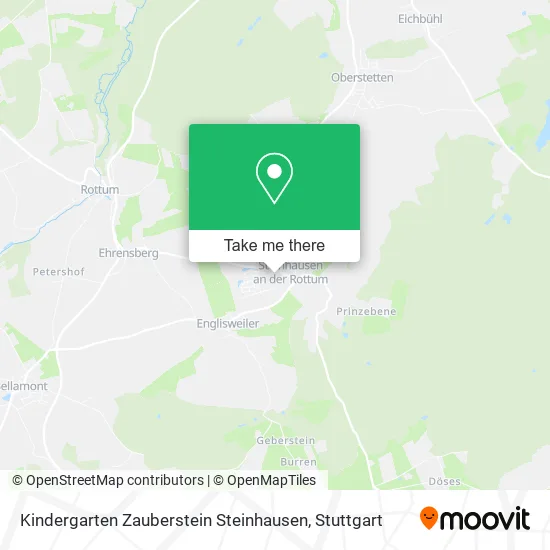 Карта Kindergarten Zauberstein Steinhausen