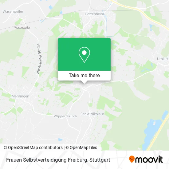 Карта Frauen Selbstverteidigung Freiburg