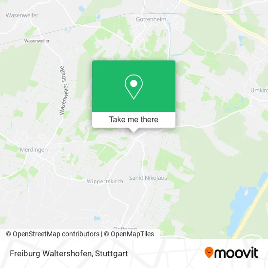 Карта Freiburg Waltershofen