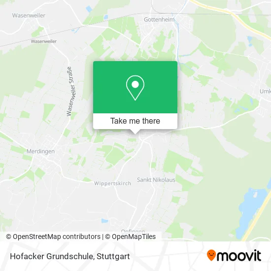 Карта Hofacker Grundschule