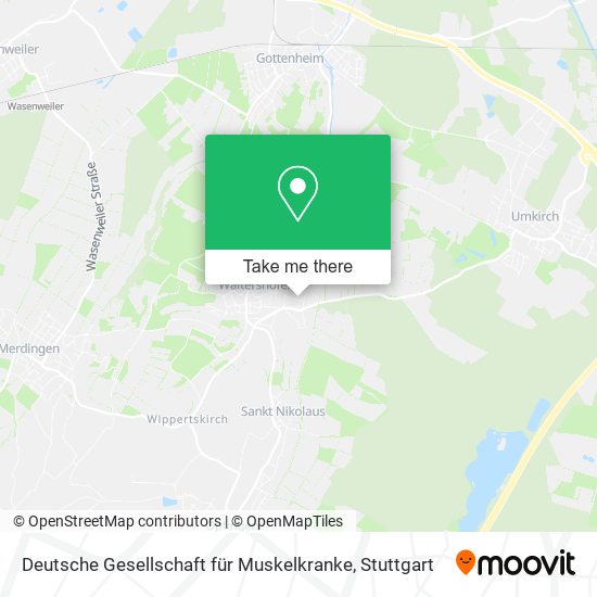 Deutsche Gesellschaft für Muskelkranke map