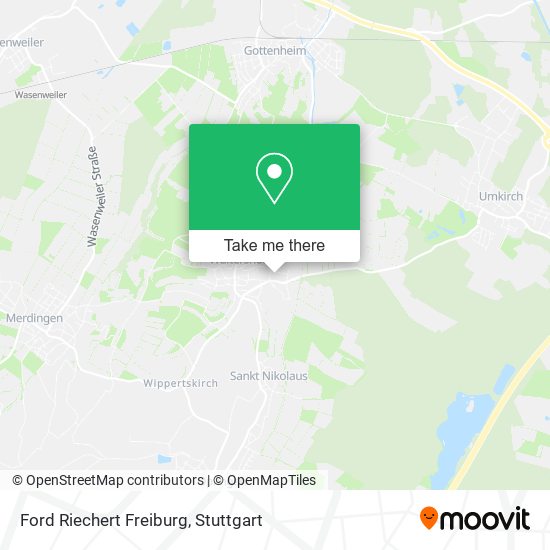 Карта Ford Riechert Freiburg