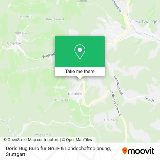 Карта Doris Hug Büro für Grün- & Landschaftsplanung