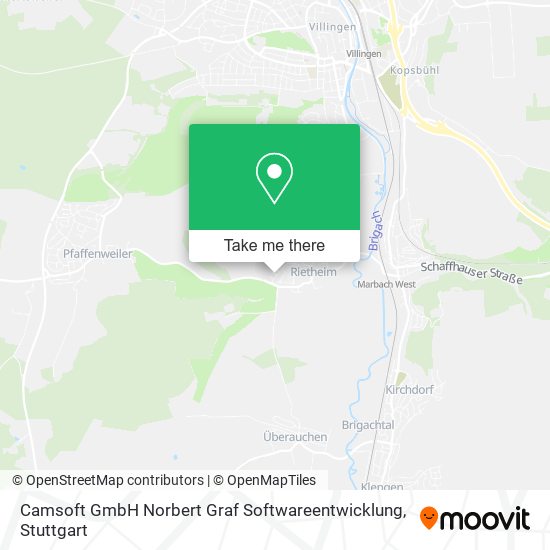 Camsoft GmbH Norbert Graf Softwareentwicklung map