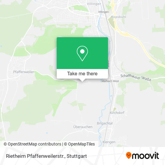 Карта Rietheim Pfaffenweilerstr.