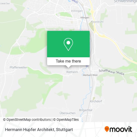 Hermann Hupfer Architekt map