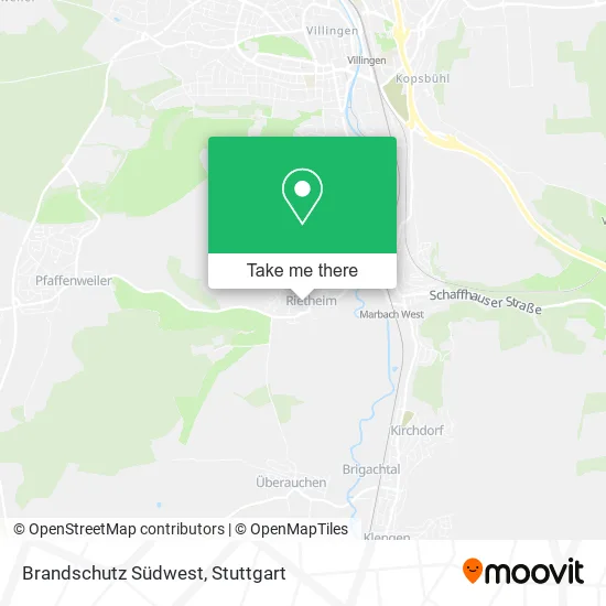 Карта Brandschutz Südwest