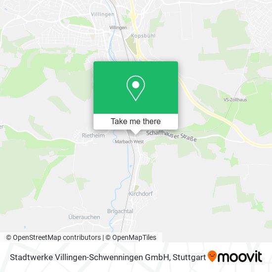 Stadtwerke Villingen-Schwenningen GmbH map
