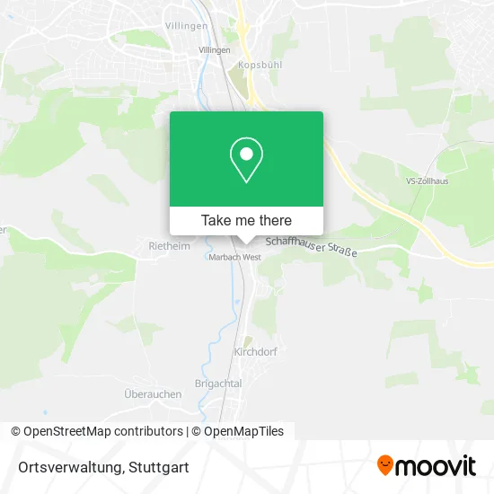 Карта Ortsverwaltung