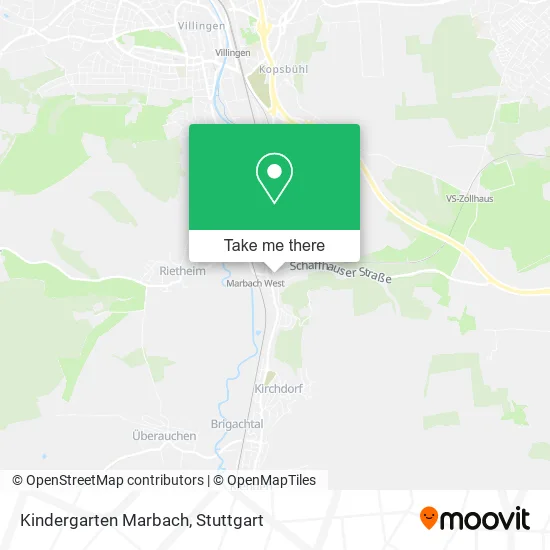 Карта Kindergarten Marbach