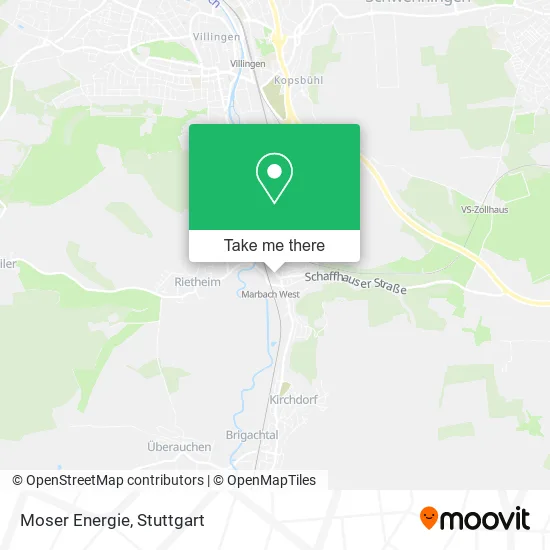 Карта Moser Energie