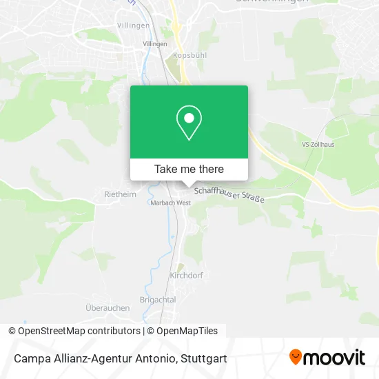 Карта Campa Allianz-Agentur Antonio