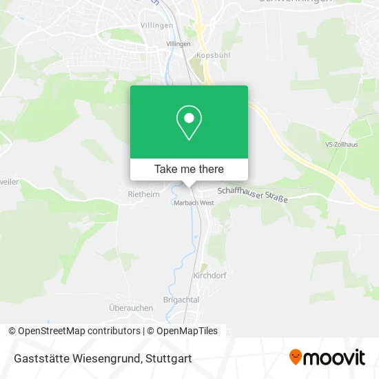 Карта Gaststätte Wiesengrund