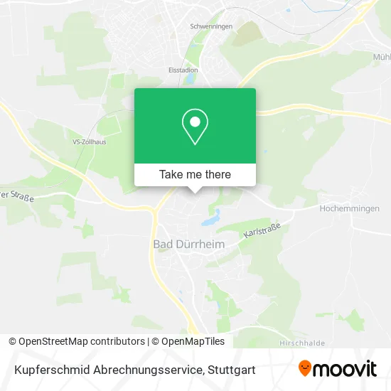 Карта Kupferschmid Abrechnungsservice