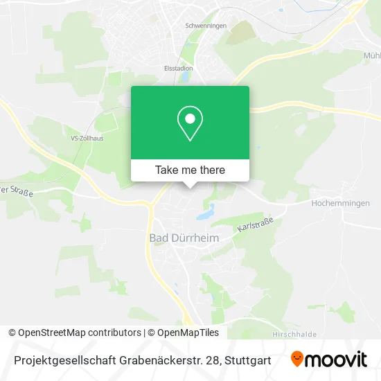 Карта Projektgesellschaft Grabenäckerstr. 28
