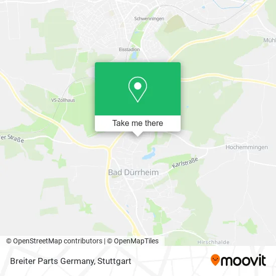 Карта Breiter Parts Germany