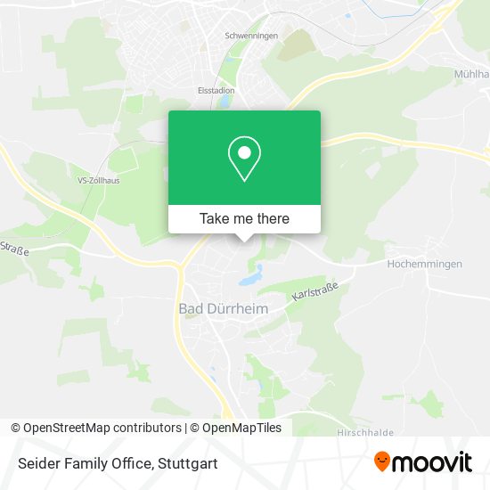 Seider Family Office map