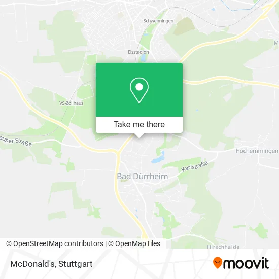 Карта McDonald's