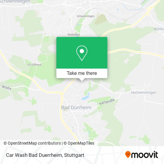 Карта Car Wash Bad Duerrheim