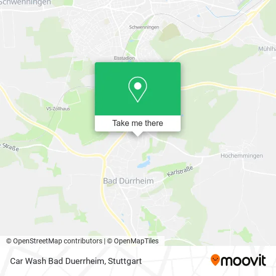 Карта Car Wash Bad Duerrheim
