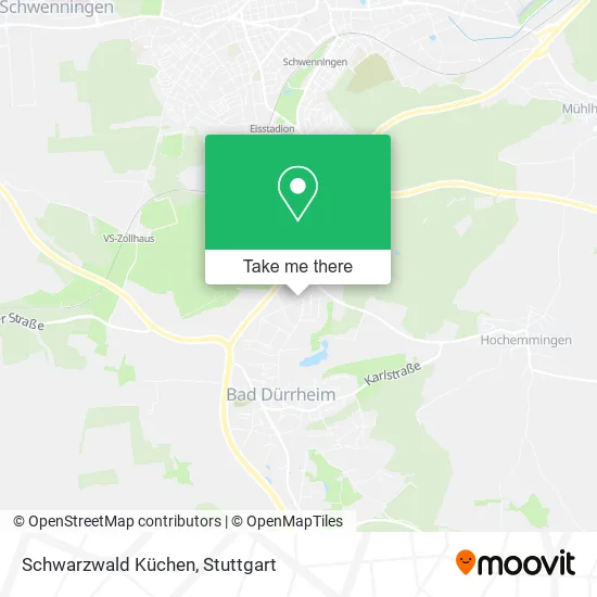 Карта Schwarzwald Küchen