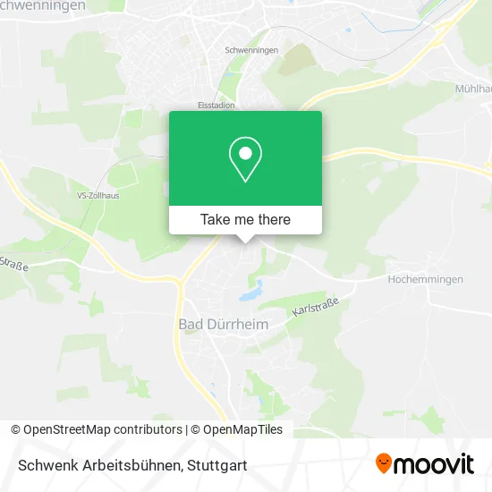 Карта Schwenk Arbeitsbühnen