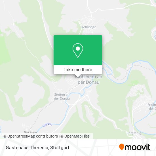 Gästehaus Theresia map