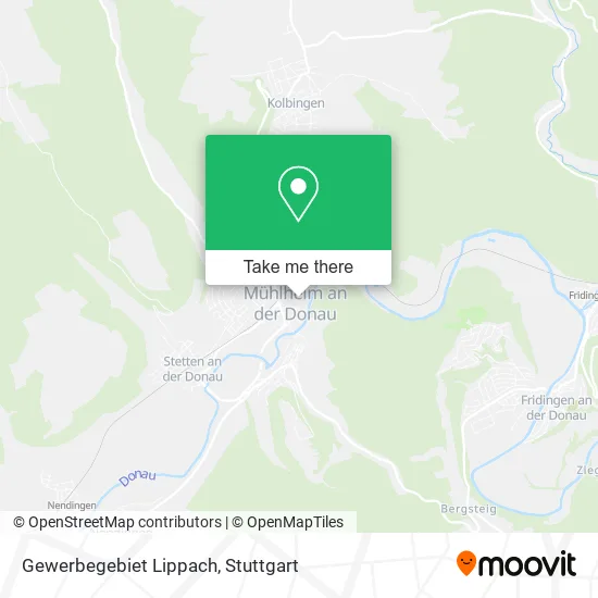 Карта Gewerbegebiet Lippach
