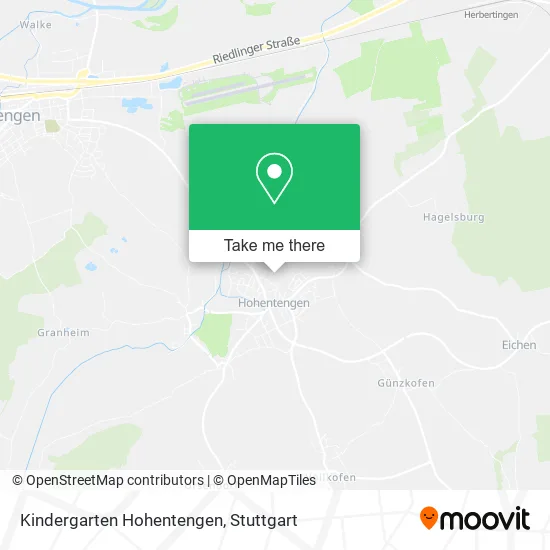 Карта Kindergarten Hohentengen