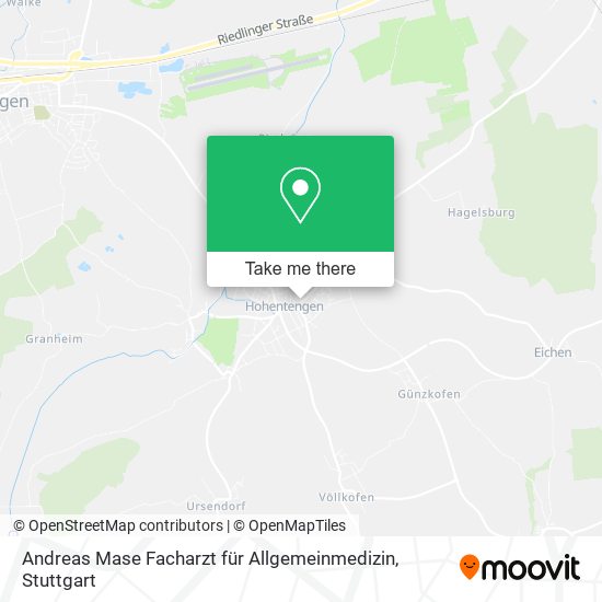 Andreas Mase Facharzt für Allgemeinmedizin map