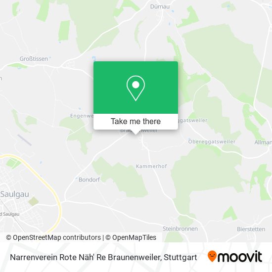 Narrenverein Rote Näh' Re Braunenweiler map