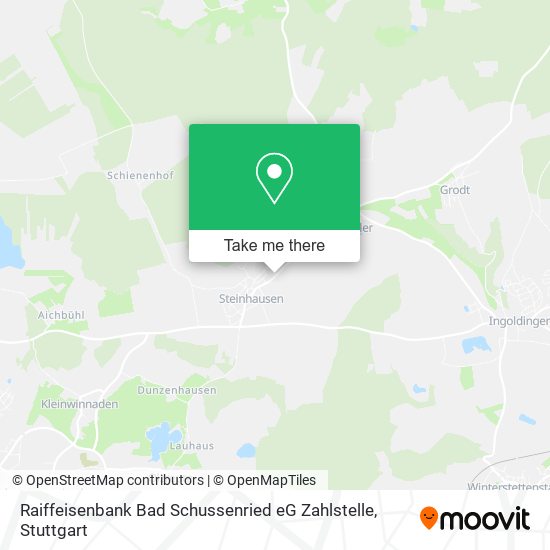 Raiffeisenbank Bad Schussenried eG Zahlstelle map