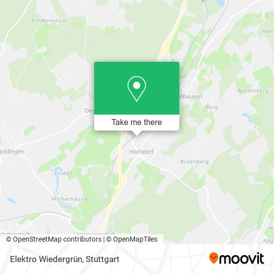 Elektro Wiedergrün map