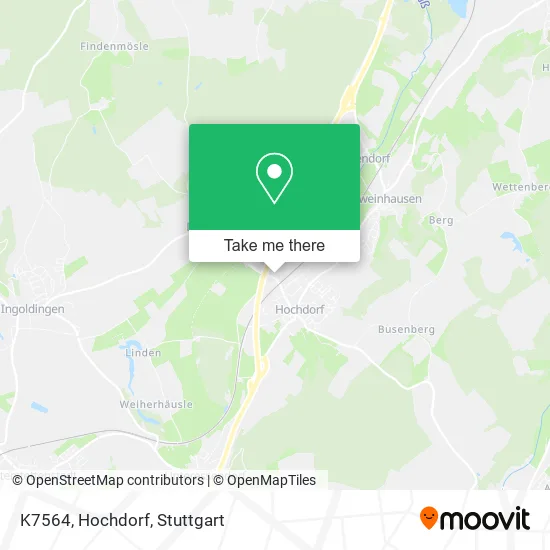 Карта K7564, Hochdorf