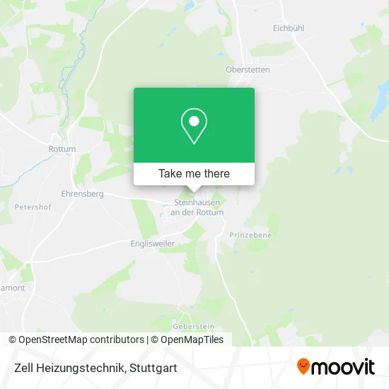 Карта Zell Heizungstechnik