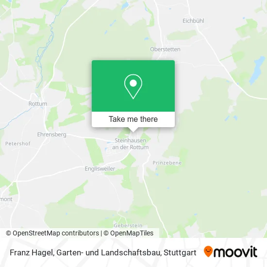 Карта Franz Hagel, Garten- und Landschaftsbau