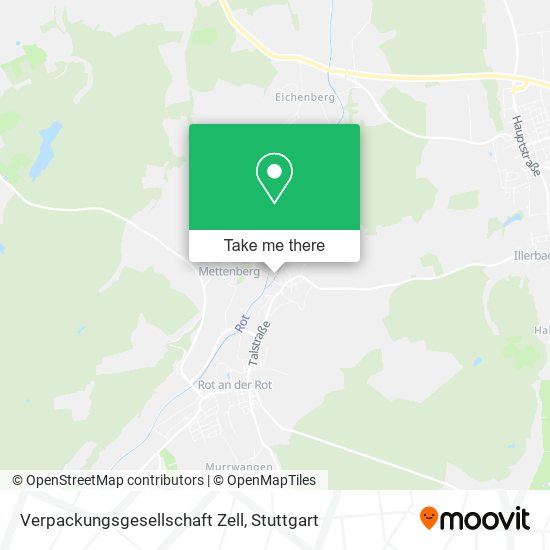 Карта Verpackungsgesellschaft Zell