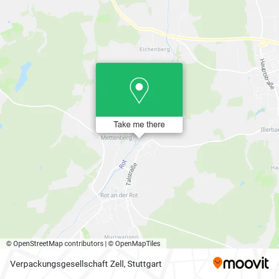 Карта Verpackungsgesellschaft Zell