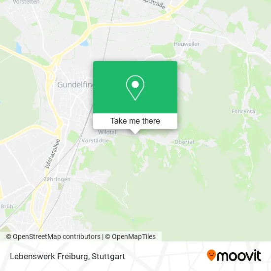 Карта Lebenswerk Freiburg