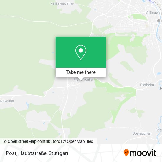 Post, Hauptstraße map