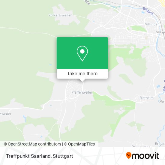 Карта Treffpunkt Saarland