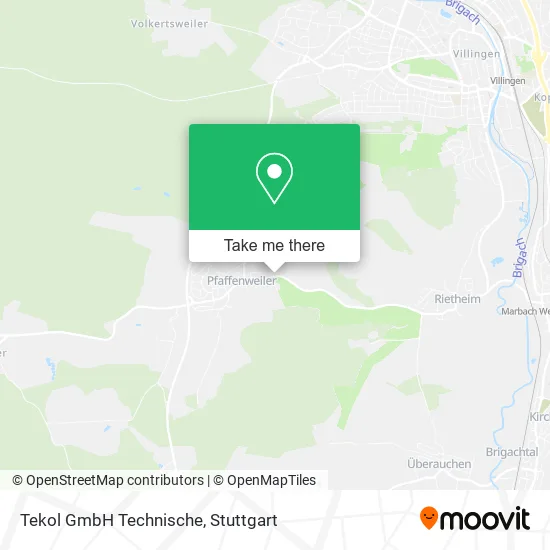 Карта Tekol GmbH Technische